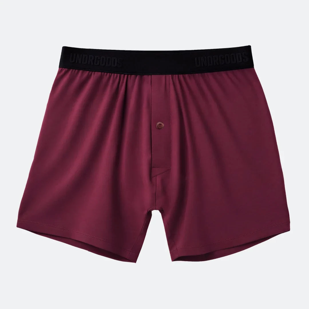 Relaxed Boxer Burgundy