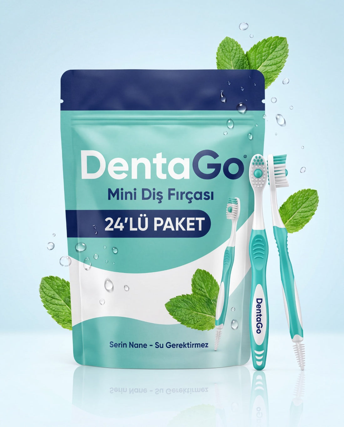 DentaGo Mini Diş Fırçası – 24'lü Paket