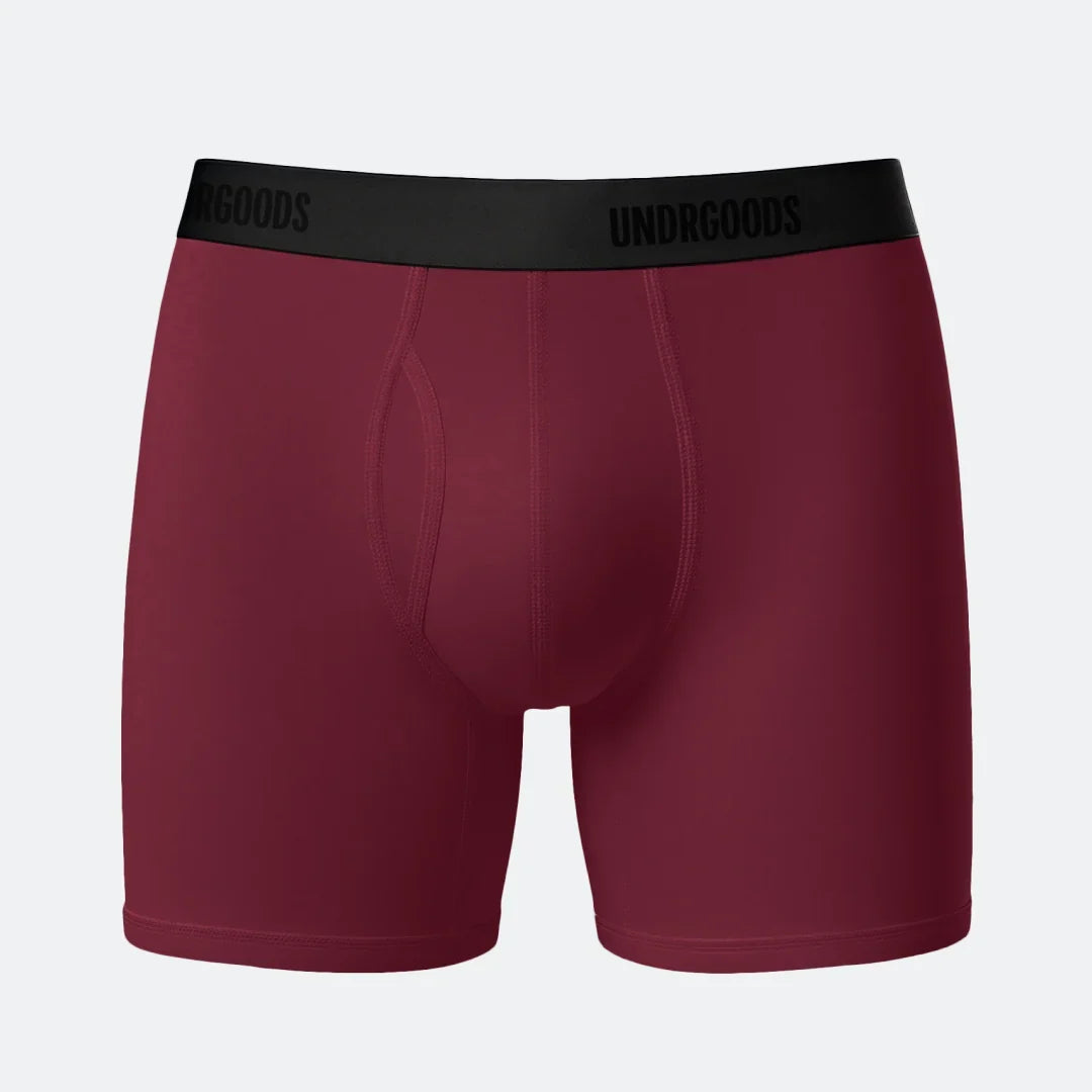 Long Fitted Trunk Burgundy