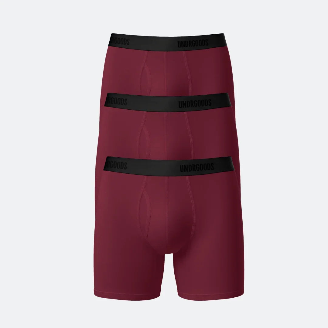 Long Fitted Trunk Burgundy