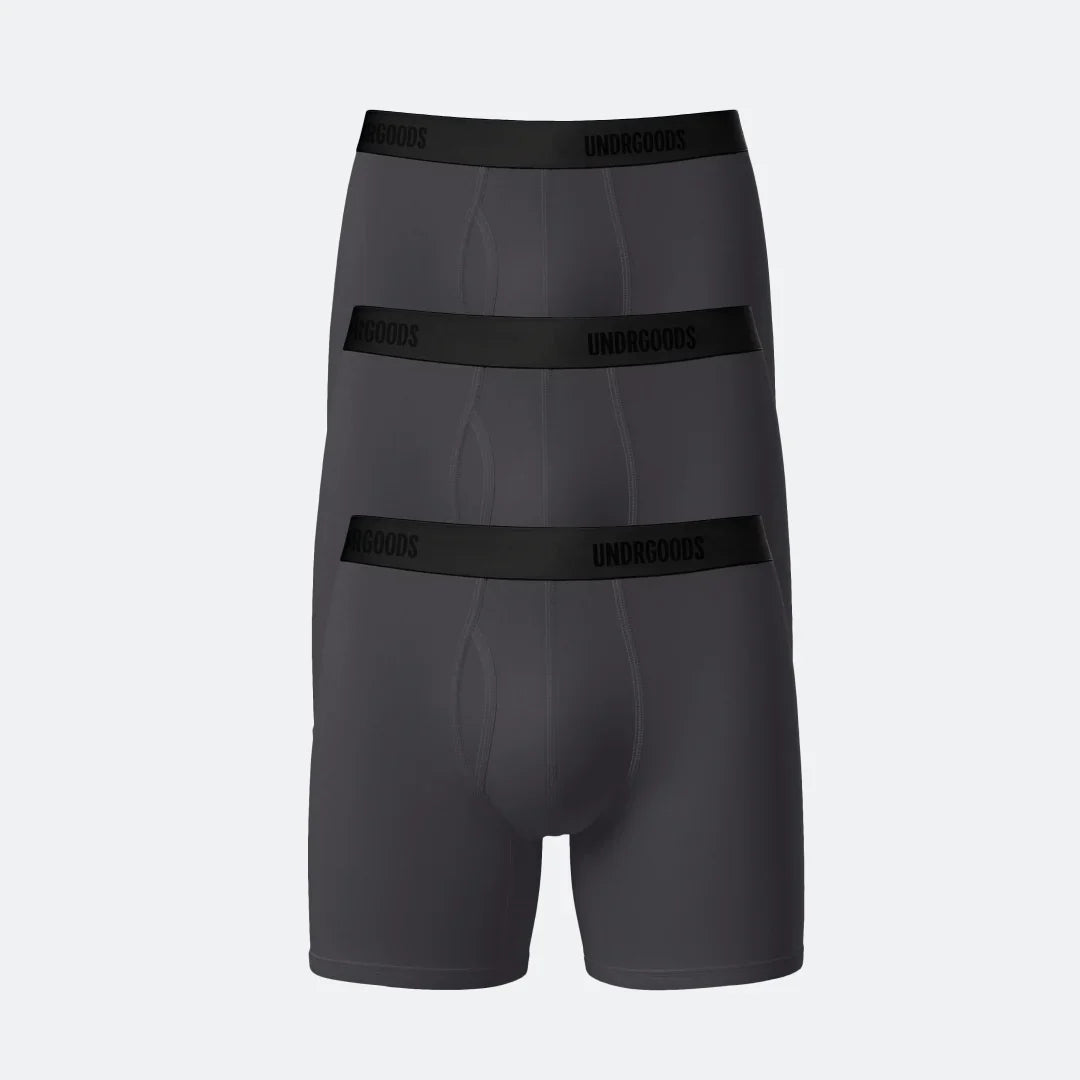 Long Fitted Trunk Grey