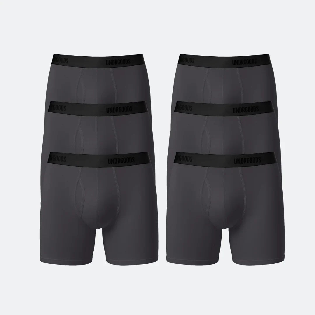Long Fitted Trunk Grey