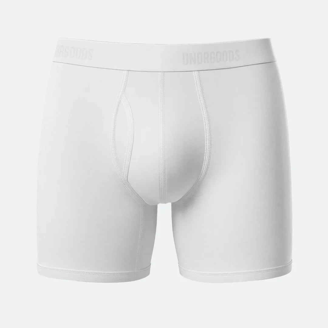 Long Fitted Trunk White