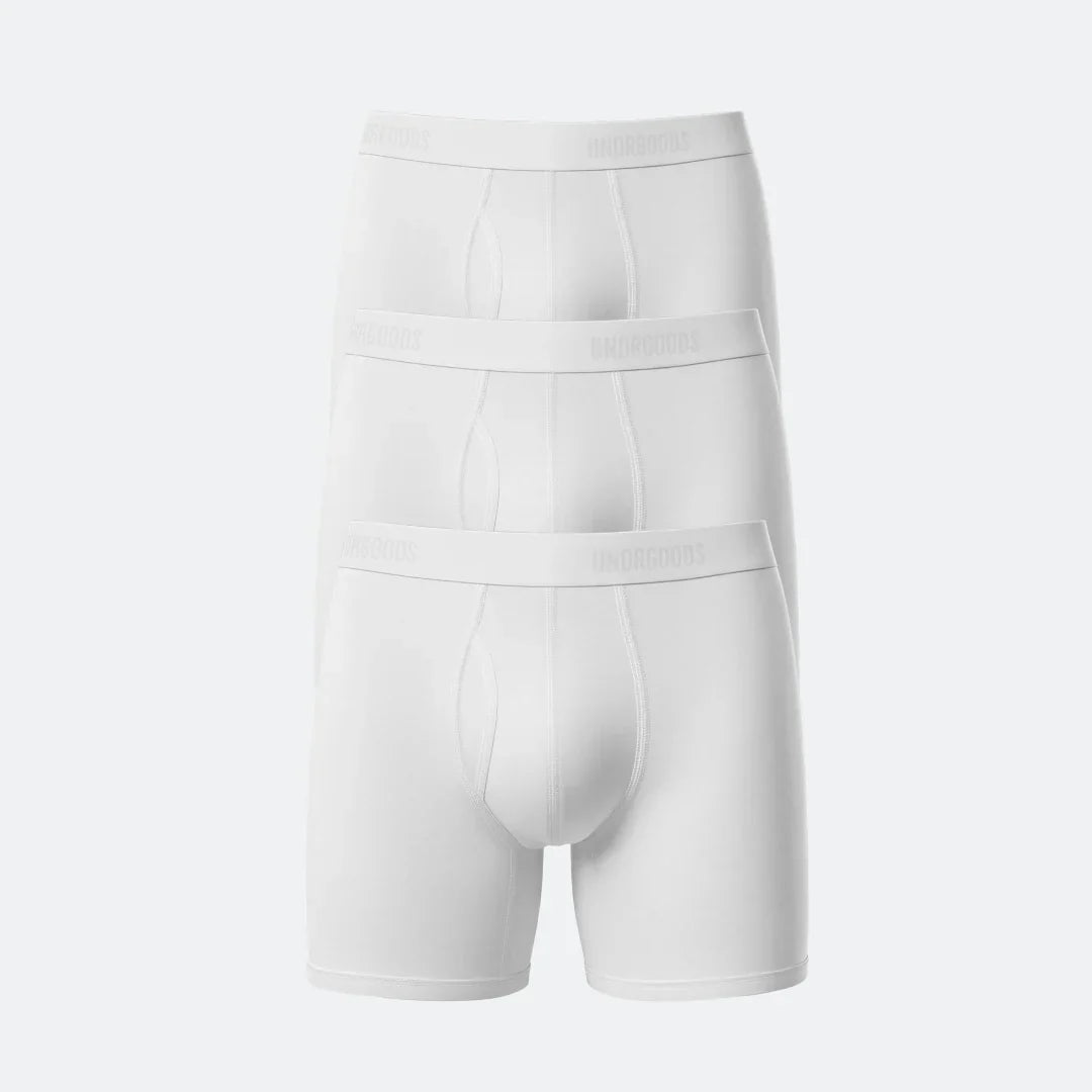 Long Fitted Trunk White