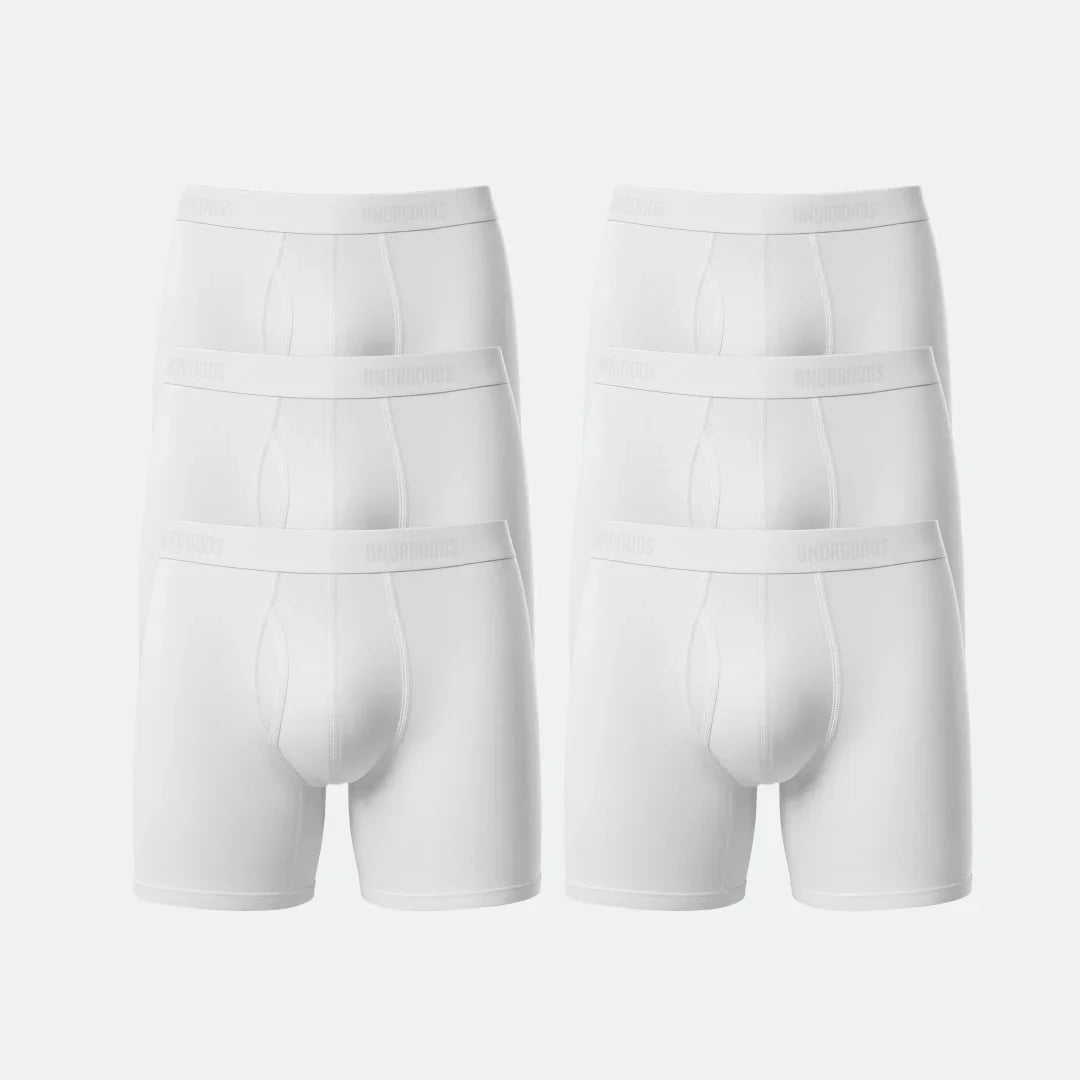 Long Fitted Trunk White