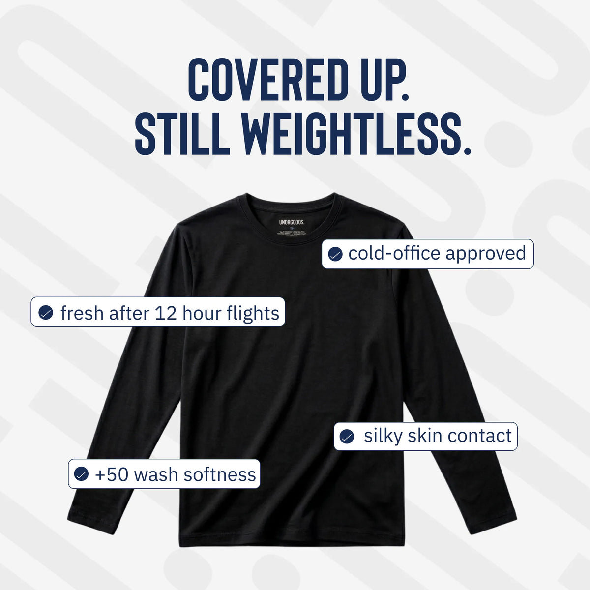 Lounge Long Sleeve T-shirt Black