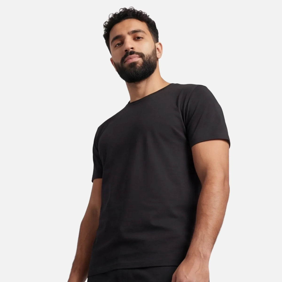 Lounge Set T-shirt and Shorts Black