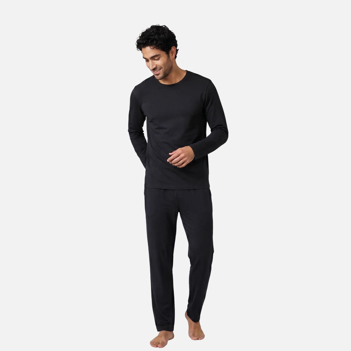Lounge Set Long Sleeve Black
