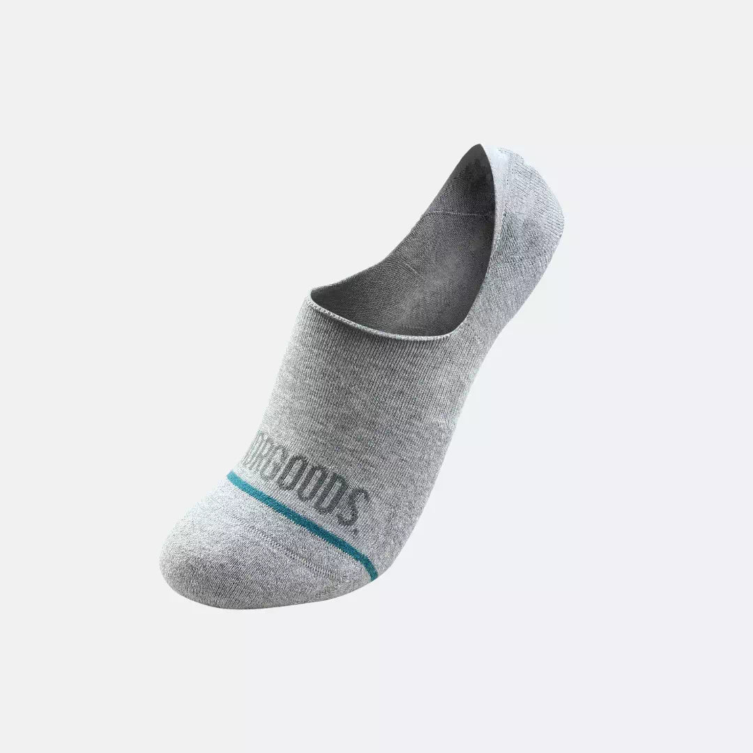 No Show Socks Heather Grey