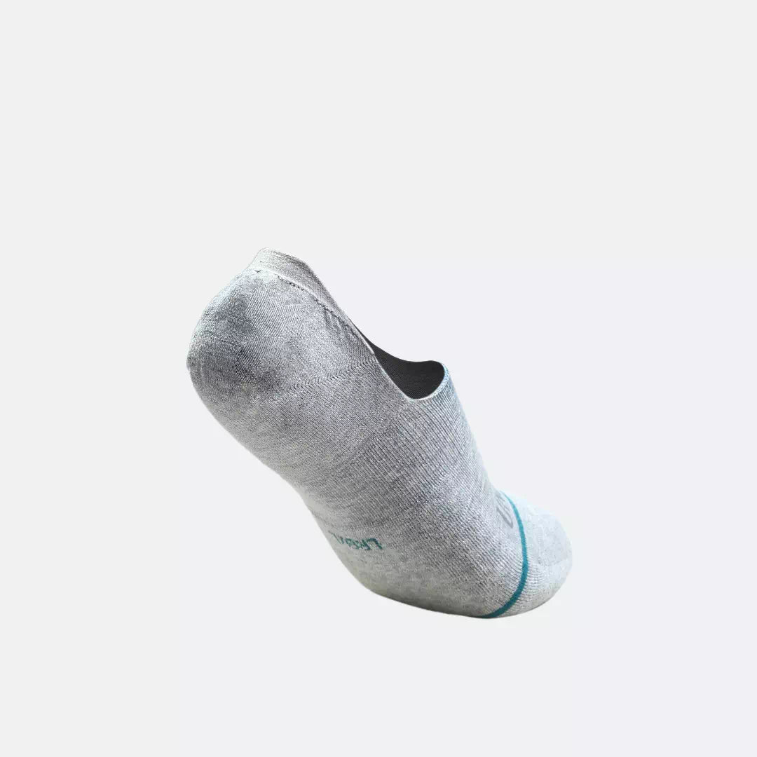 No Show Socks Heather Grey